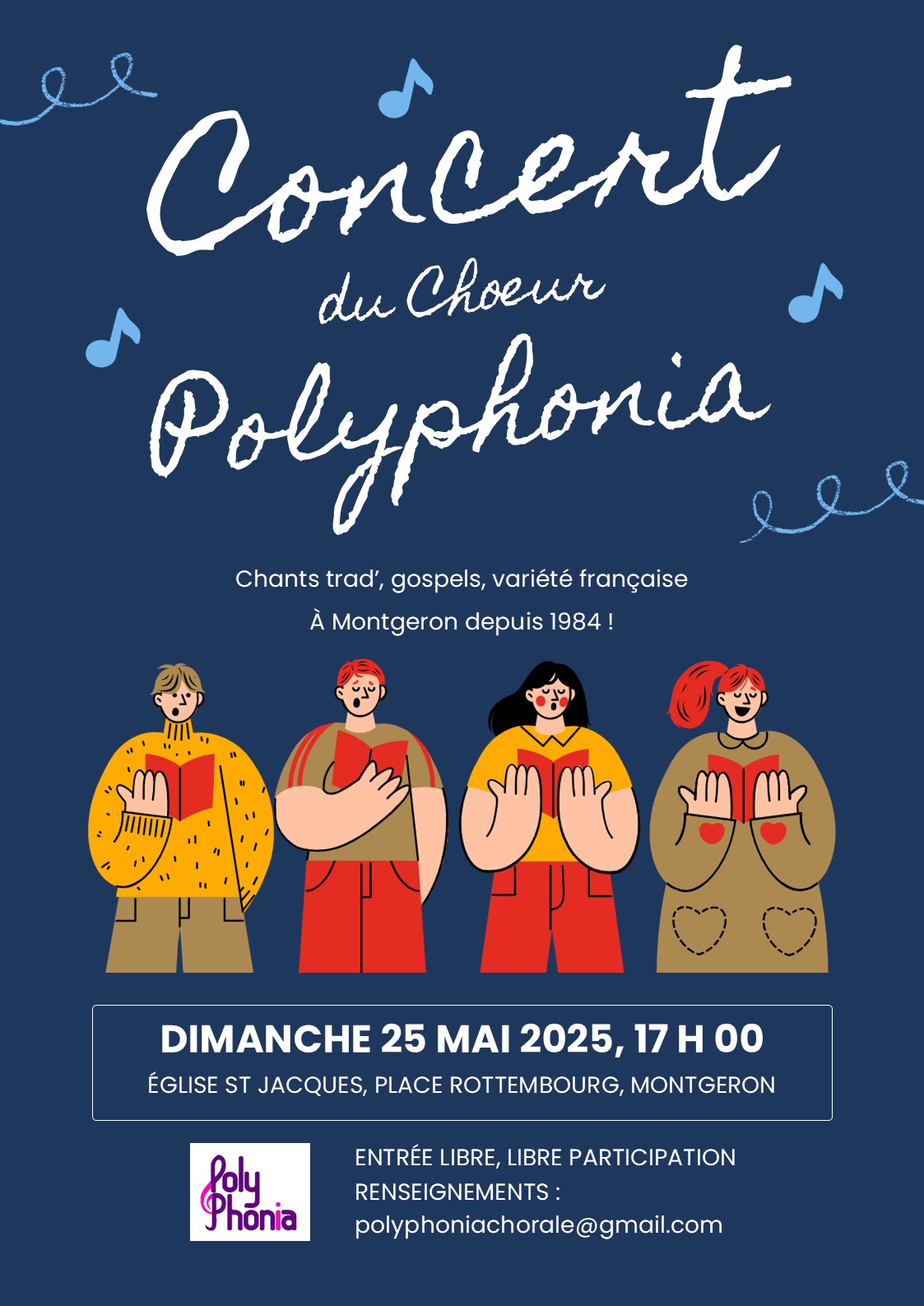 Affiche concert St Jacques 25 mai 2025