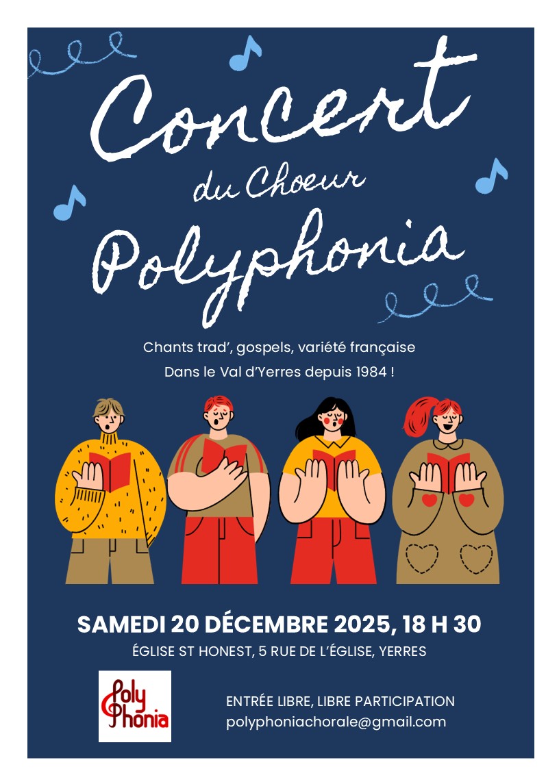 Affiche concert St Honest 20 décembre 2025